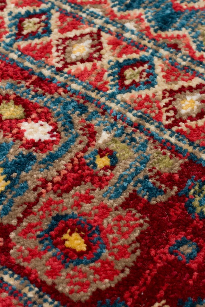 Teal Crown Medallion Rug - Aladdinrugs