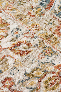 Serene Blue Arabesque Rug - Aladdinrugs