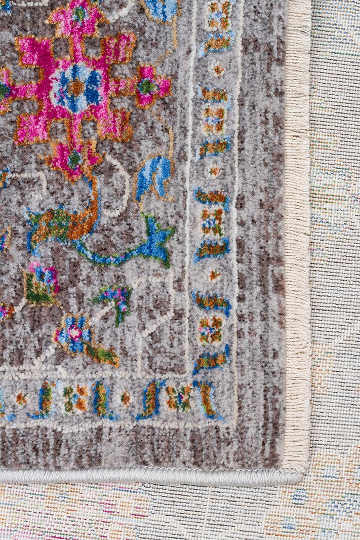 Chromatic Rosette Field Rug - Aladdinrugs