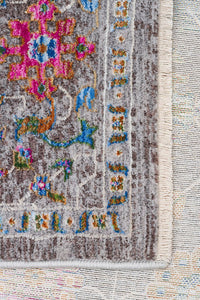 Chromatic Rosette Field Rug - Aladdinrugs