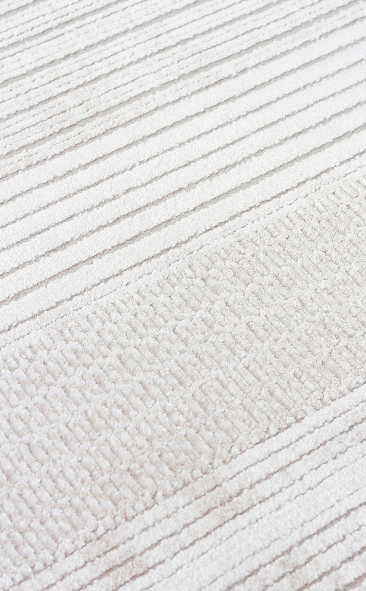 Ivory Depth Lines Rug - Aladdinrugs
