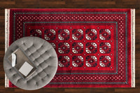 Samarkand Star Grid Rug - Aladdinrugs