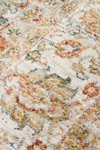 Serene Blue Arabesque Rug - Aladdinrugs