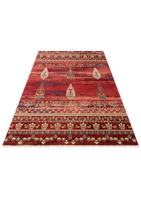 Crimson Grove Bands Rug - Aladdinrugs