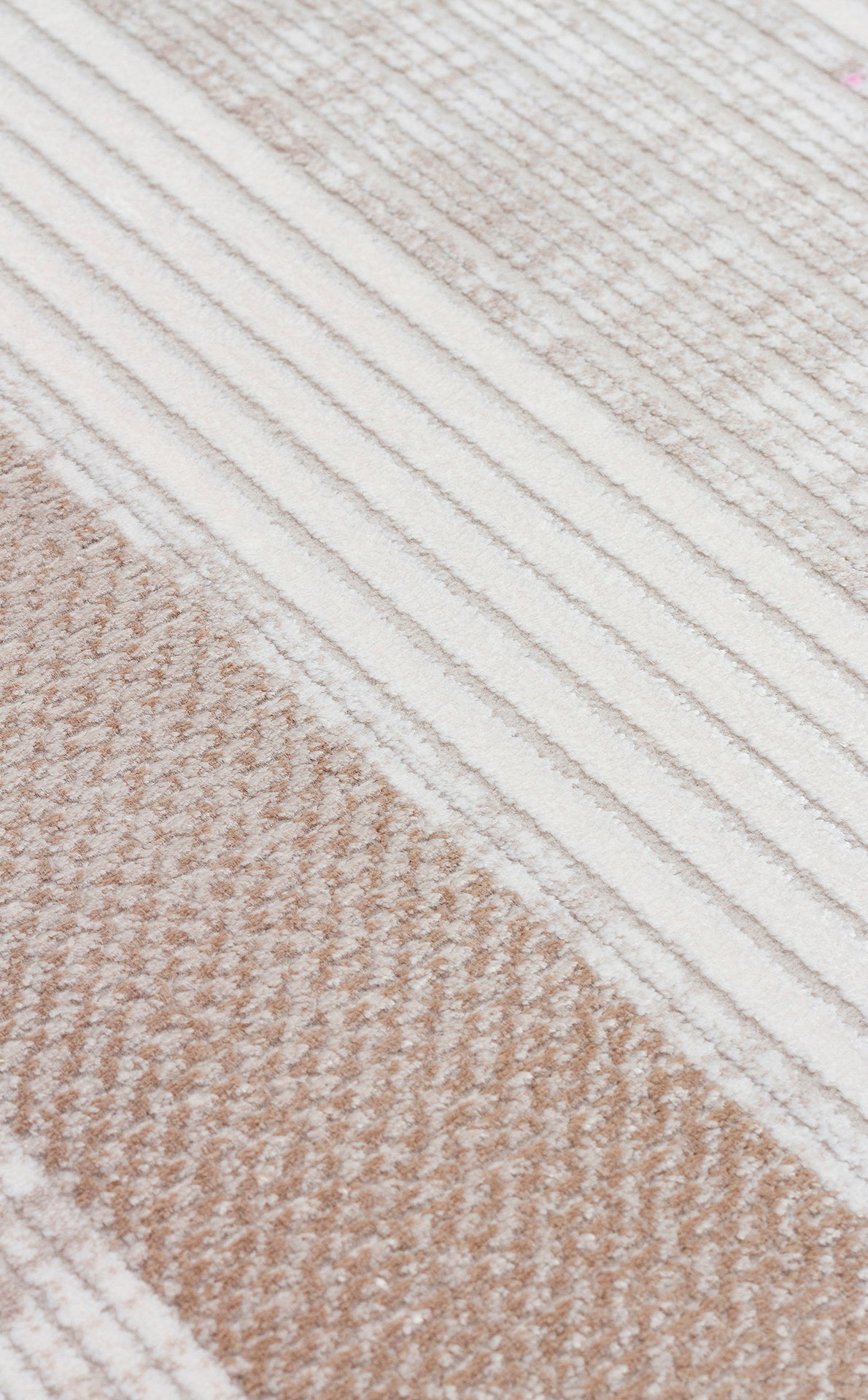Ivory Depth Lines Rug - Aladdinrugs