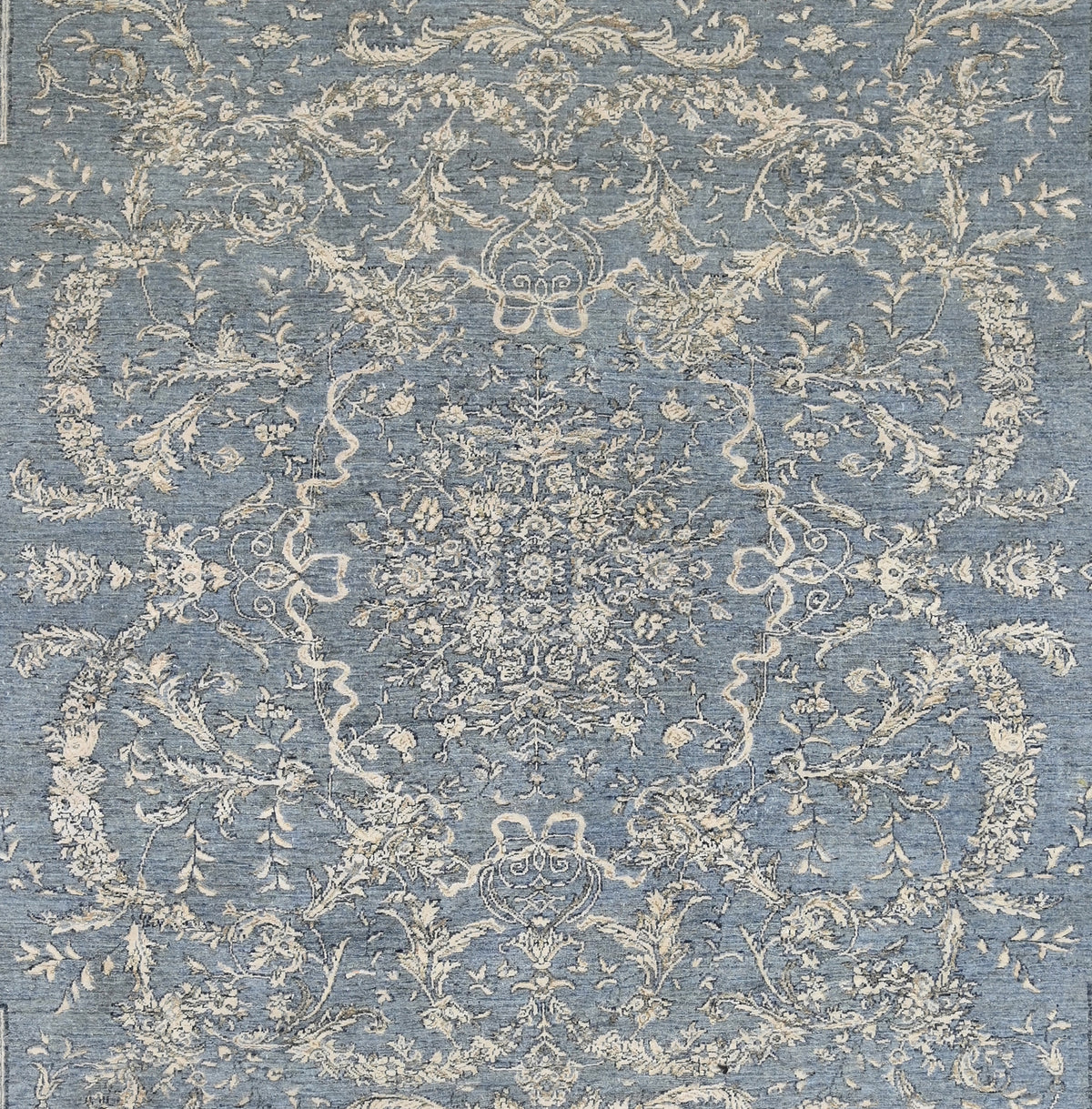 Dijon Blue Ornament Rug 244 × 305 cm (8 x 10)