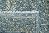 Dijon Blue Ornament Rug 244 × 305 cm (8 x 10)