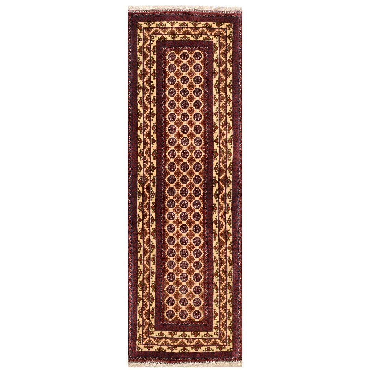 Handmade Wool Runner Rug 150 x 196 cm (ID 6198)