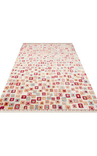 Mosaic Ember Grid Rug - Aladdinrugs