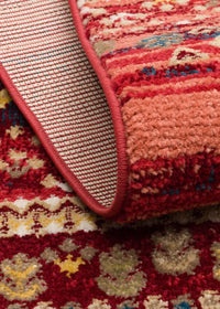 Crimson Grove Bands Rug - Aladdinrugs