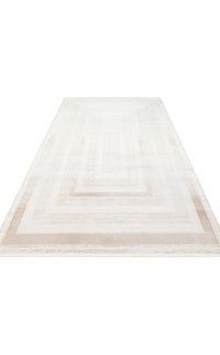 Ivory Depth Lines Rug - Aladdinrugs