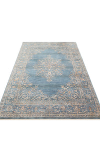Blue Royal Turkish Rug - Aladdinrugs