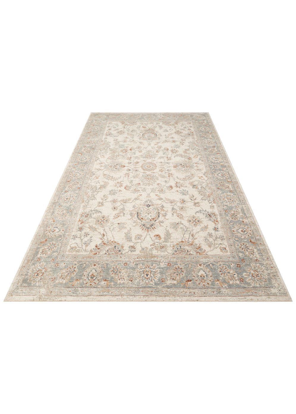 Ethereal Ivory Mosaic Rug - Aladdinrugs