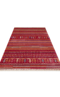 Scarlet Heritage Stripes Rug - Aladdinrugs