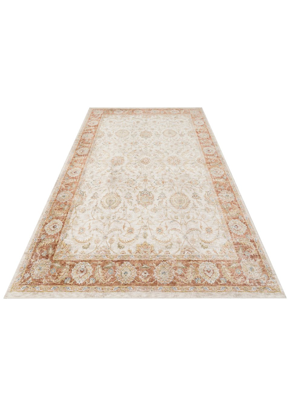 Antique Rose Filigree Rug - Aladdinrugs