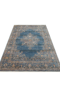 Blue Royal Turkish Rug - Aladdinrugs