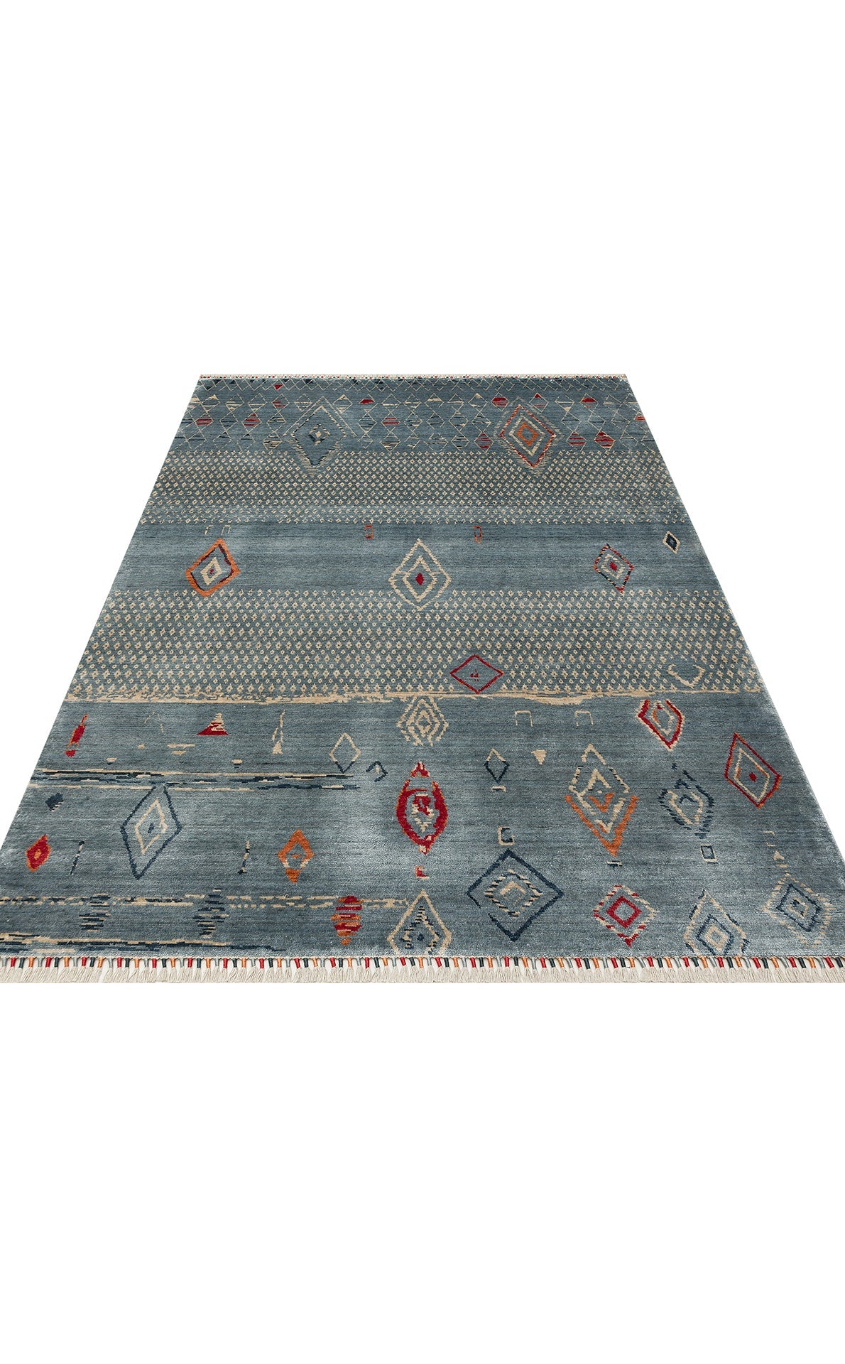 Glacier Diamond Weave Rug - Aladdinrugs