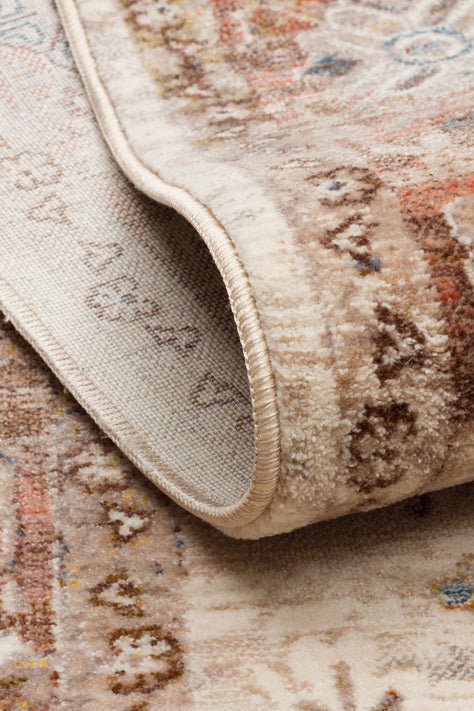 Antique Oushak Ivory Rug - Aladdinrugs