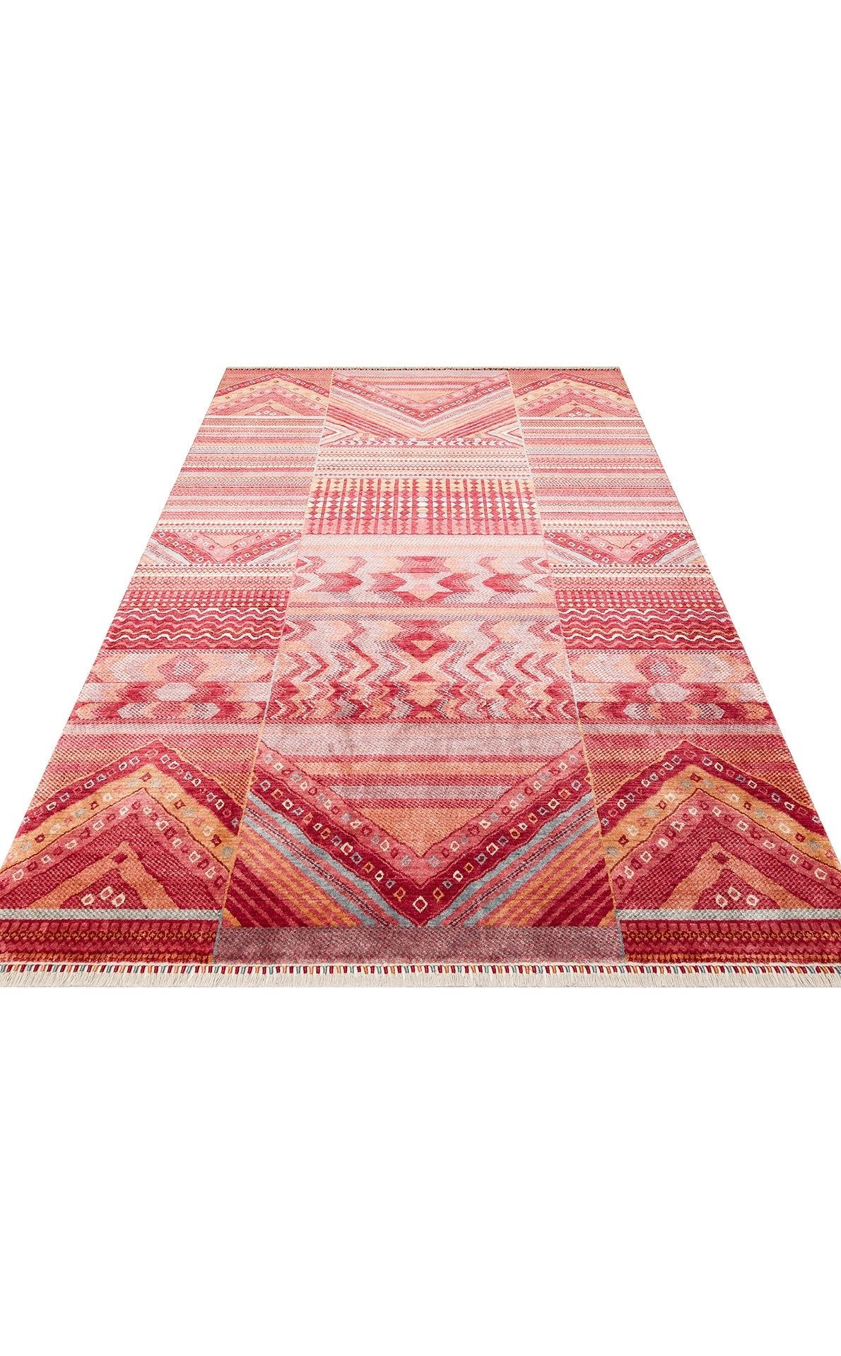 Saffron Tribal Mosaic Rug - Aladdinrugs