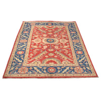 Handmade Heriz Wool Area Rug 123x181cm (ID 8960)