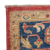 Handmade Heriz Wool Area Rug 123x181cm (ID 8960)