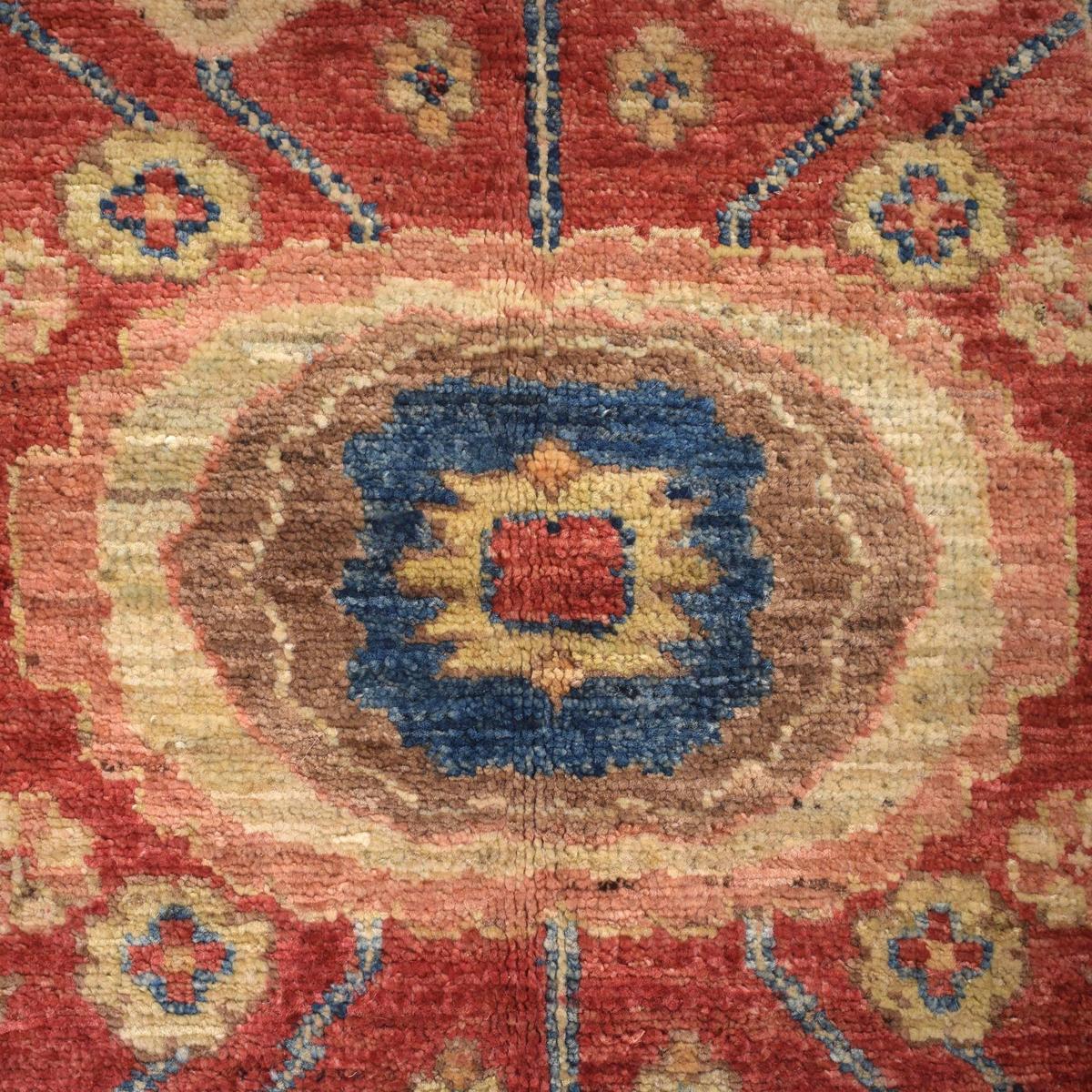 Handmade Heriz Wool Area Rug 123x181cm (ID 8960)