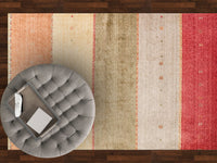 Rust Horizon Layers Rug - Aladdinrugs