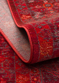 Antique Serapi Red Turkish Rug - Aladdinrugs