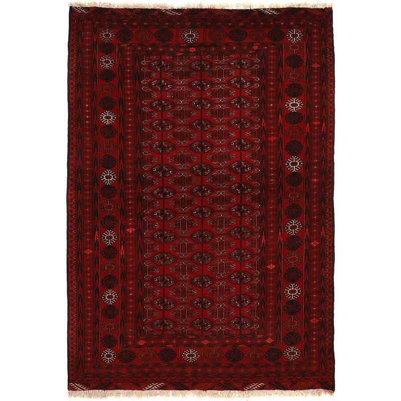 Premium Handmade Bokhara Wool Oriental Rug 120x181cm (ID 9034)