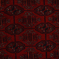 Premium Handmade Bokhara Wool Oriental Rug 120x181cm (ID 9034)