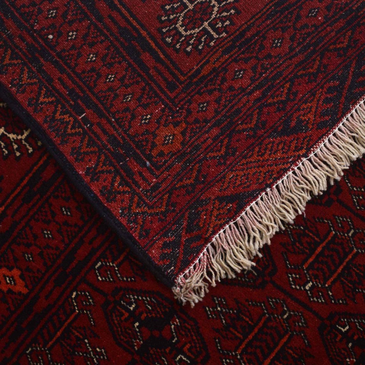 Premium Handmade Bokhara Wool Oriental Rug 120x181cm (ID 9034)