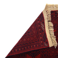 Handmade Bokhara Wool Area Rug Red 206x292cm (ID 9051)