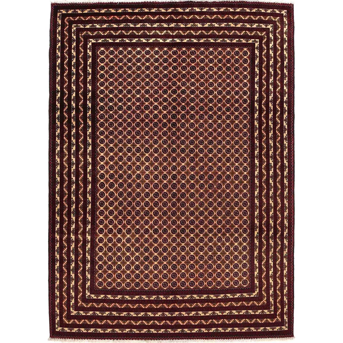 Handmade Wool Khoja Roshnai Area Rug 196 x 282 cm (ID 9052)