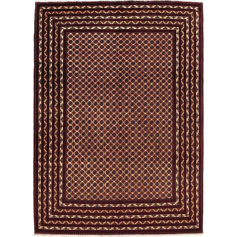 Handmade Wool Khoja Roshnai Area Rug 196 x 282 cm (ID 9052)