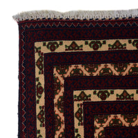 Handmade Wool Khoja Roshnai Area Rug 196 x 282 cm (ID 9052)