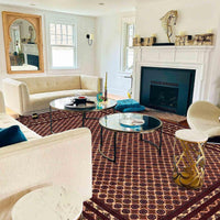 Handmade Wool Khoja Roshnai Area Rug 196 x 282 cm (ID 9052)