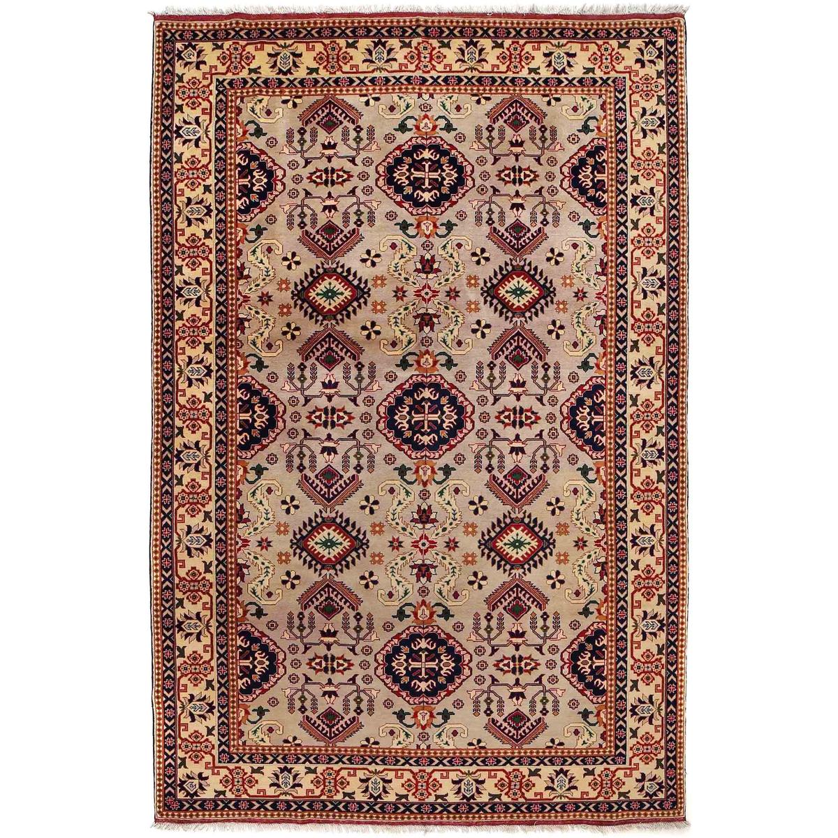 Handmade Khoja Roshnai Wool Area Rug 79x124in (ID 9225)