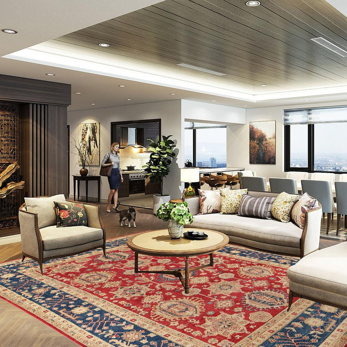 Handmade Heriz Wool Rug 194 x 246 cm (ID 9467)