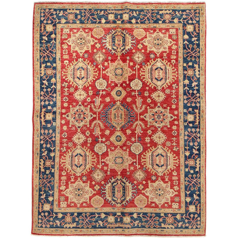 Heriz Wool Area Rug 145 x 201 cm (ID 9475)