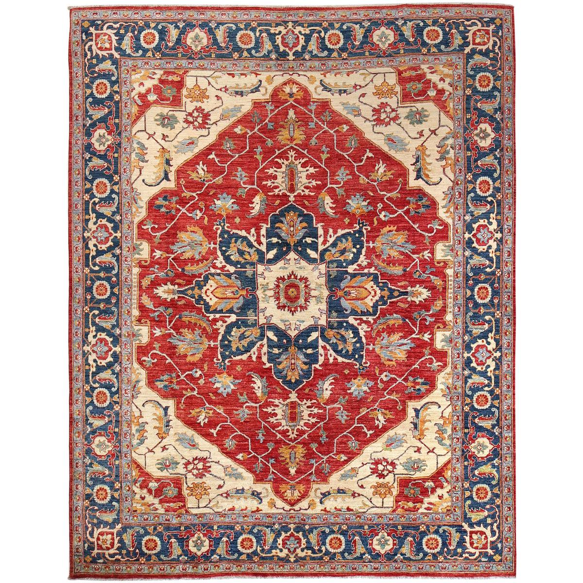Handmade Heriz Wool Rug 240 x 306 cm (ID B17238)