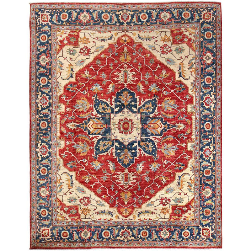 Handmade Heriz Wool Rug 240 x 306 cm (ID B17238)