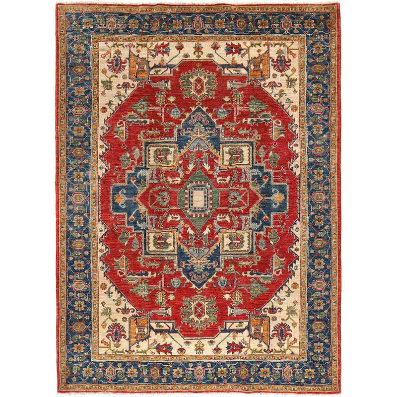 Handmade Heriz Wool Rug 173 x 239 (cm) (ID B19902)