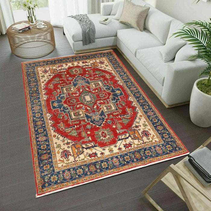 Handmade Heriz Wool Rug 173 x 239 (cm) (ID B19902)