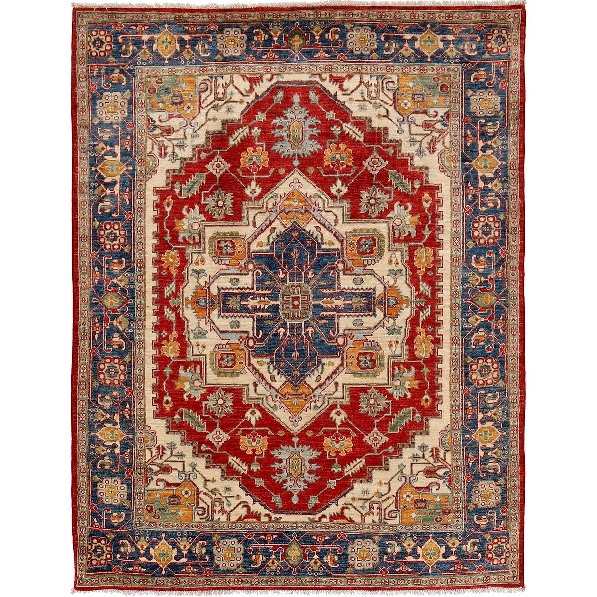 Heriz Wool Area Rug 153 x 199 (cm) (ID B19903)