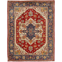 Heriz Wool Area Rug 153 x 199 (cm) (ID B19903)