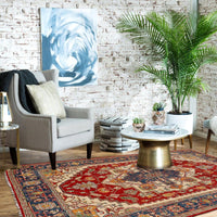 Heriz Wool Area Rug 153 x 199 (cm) (ID B19903)