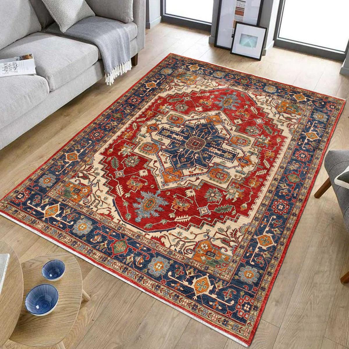 Hand Knotted Persian Heriz Rug 247x297 cm (ID B19906)