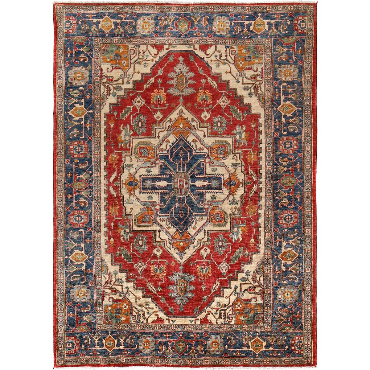 Premium Handmade Wool Oriental Rug 203 × 292 cm (ID B19913)