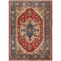 Premium Handmade Wool Oriental Rug 203 × 292 cm (ID B19913)