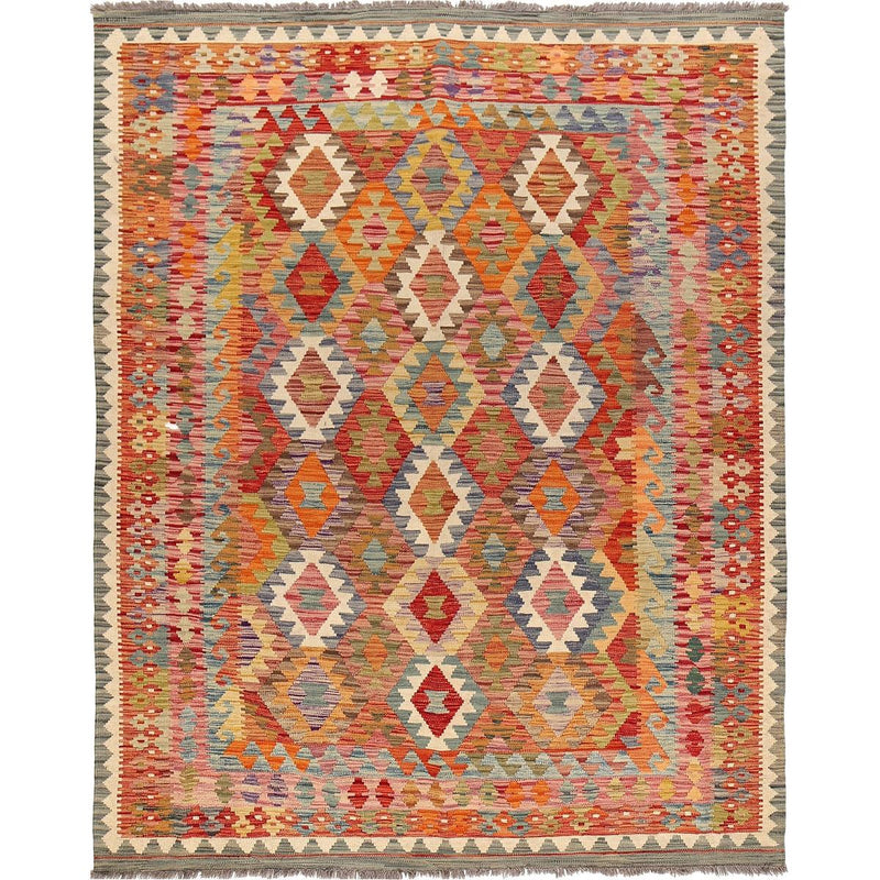 Handmade Vegetable Kilim 6´ 0 x 8' 2 (ft) - No. B20574